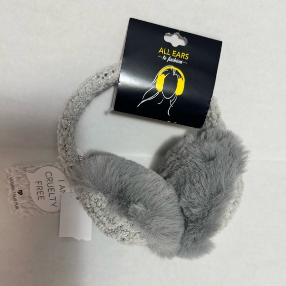 Women's Furry Faux Fur Fuzzy Ear - Picture 3 of 5